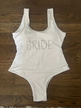 BRIDE White One-Piece Swimsuit